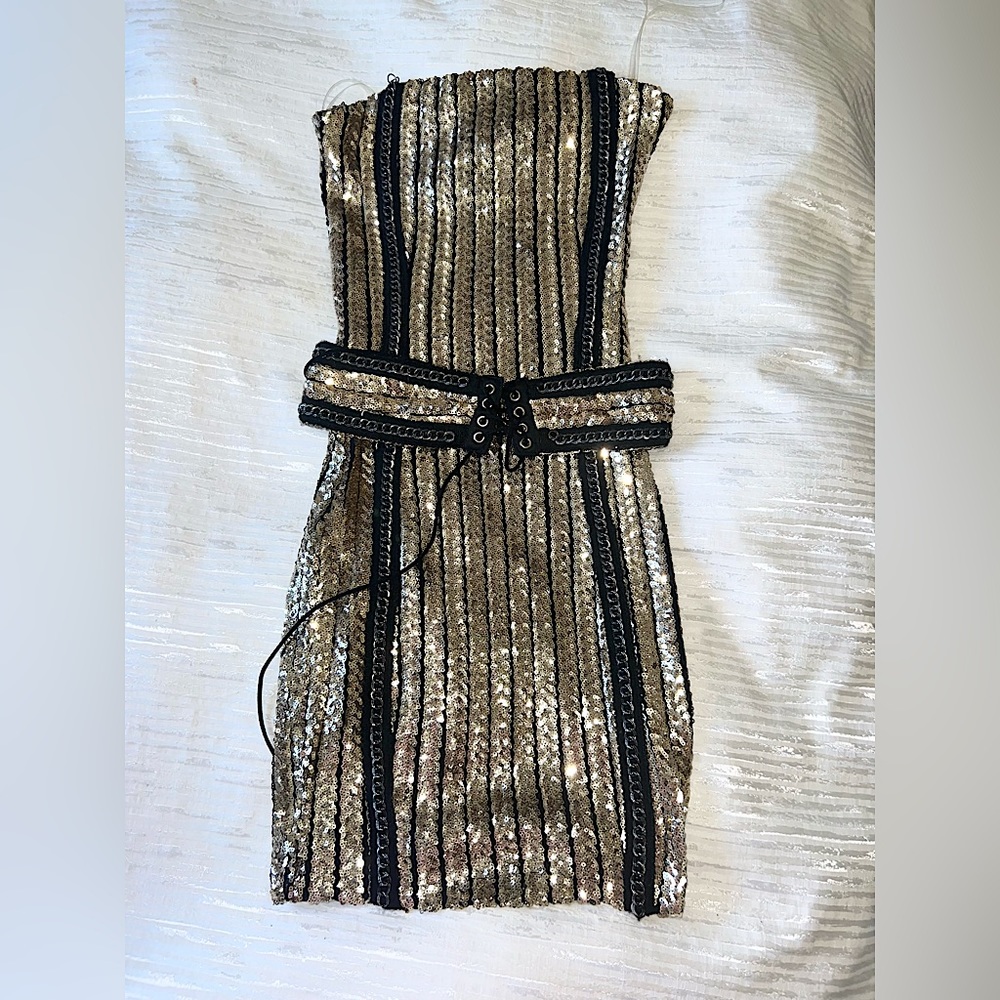 Mini sequined dress